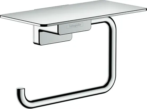 Support de papier toilette hansgrohe AddStoris, avec tablette