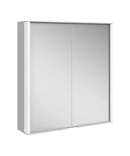 KEUCO ROYAL MATCH armoire de toilette murale 2 portes en miroir double cristal, 650mm