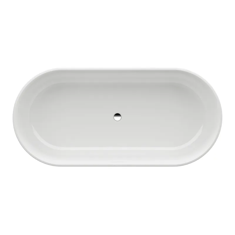 LAUFEN Baignoire VAL 1600x750x520mm, pose libre ovale blanc