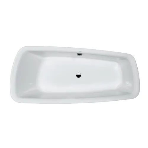 LAUFEN Baignoire Palomba à encastrer avec pied 1800x800x455 blanc, bord de baignoire 80 mm