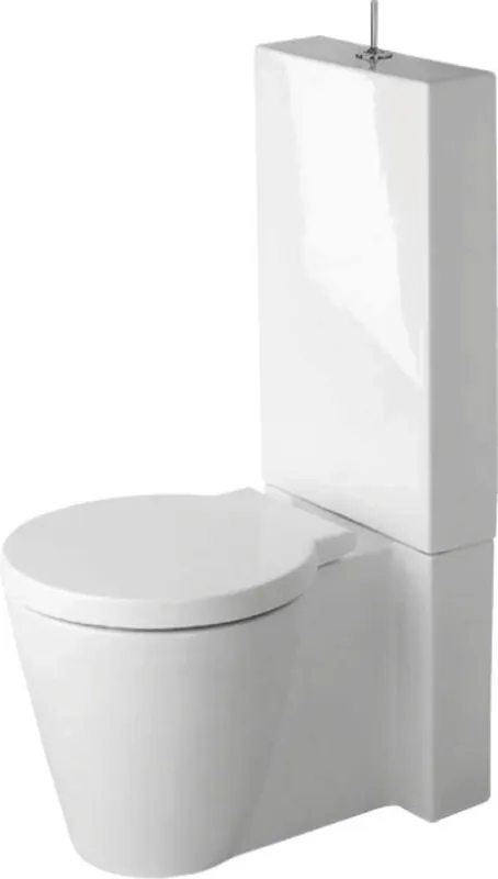 WC sur pied Duravit Starck 1, 640mm, fixation comprise
