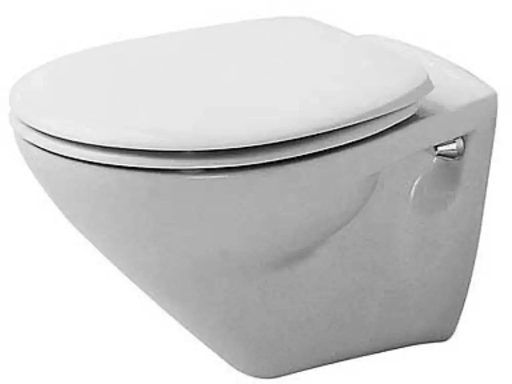 WC à suspension Duravit WC Duraplus Hornberg Wash-down WC, blanc