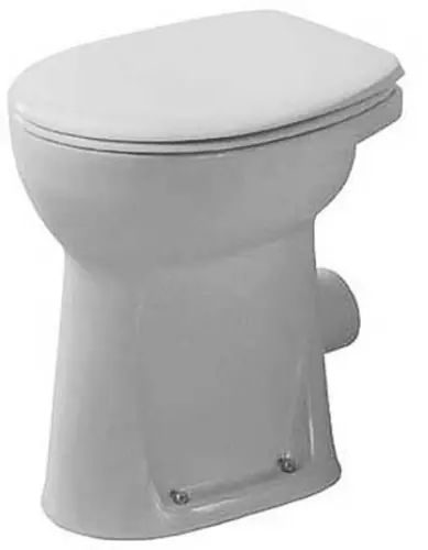 Stand Duravit WC Duraplus Sudan, 465+100mm surélevé, sortie horizontale, blanc