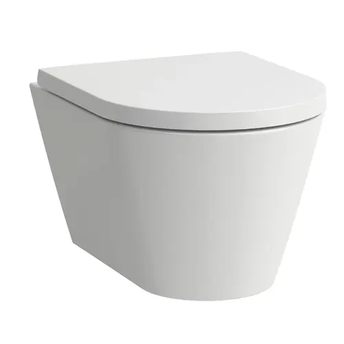 LAUFEN Kartell WC suspendu COMPACT, rinçage profond, sans rebord, 490x370x285mm