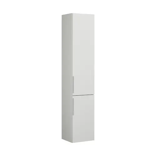 burgbad Eqio Armoire haute 2 portes, charnières à droite, 1760x350x320mm