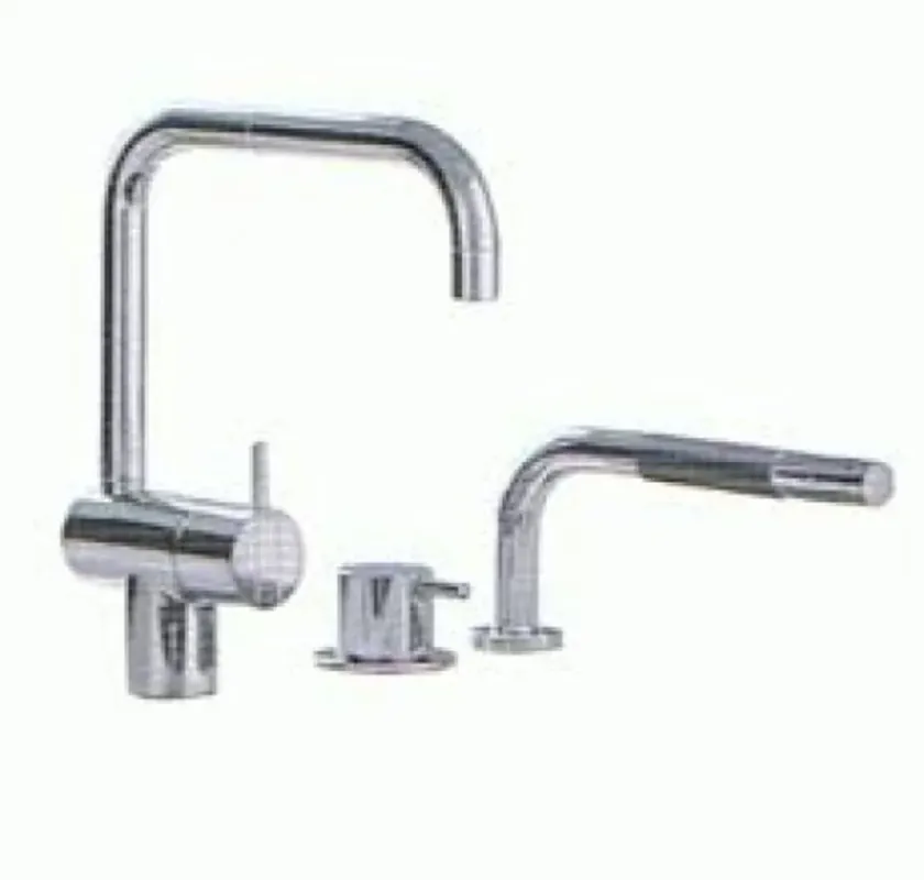 Vola KV1-500T1 mitigeur simple, avec douchette escamotable, chromé