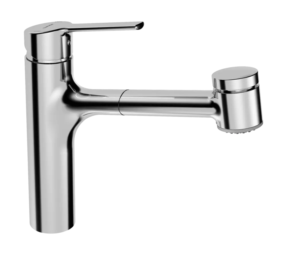Mitigeur monocommande d‘évier HANSA HANSARONDA, 0338, chromé