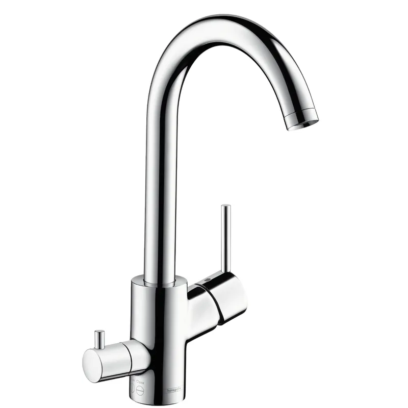hansgrohe Talis S² Variarc Mitigeur monocommande de cuisine 270, robinet d‘arrêt, 1 jet, chromé