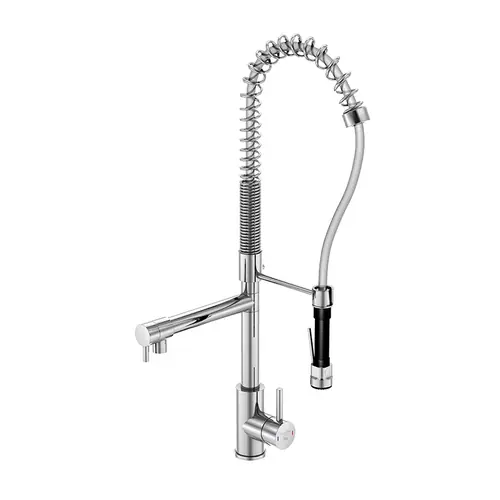 Steinberg Série 100 robinet de cuisine, avec douchette, saillie 156mm, pivotant