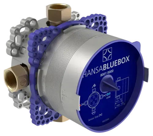 HANSA HANSAbluebox unité de base, solution compacte, corps de montage encastré avec pré-séparation