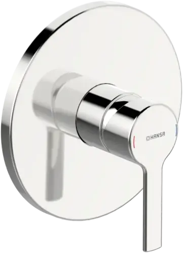 Robinet de douche HANSA HANSARONDA, set de finition, encastré, rosace ronde