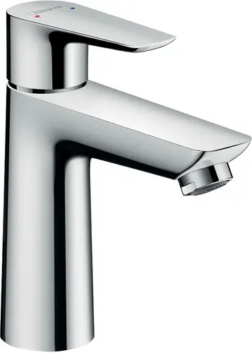 hansgrohe Talis E, mitigeur monocommande de lavabo 110, vidage automatique, saillie de 112 mm