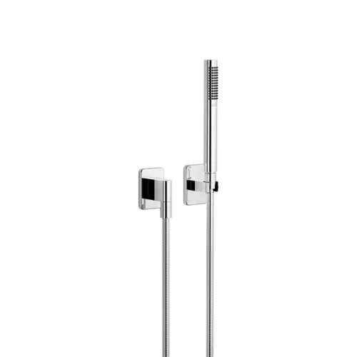 Garniture de douche flexible LULU de Dornbracht avec rosaces individuelles