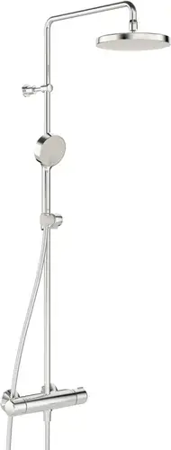 HANSA HANSAMICRA Système de douche, douche de tête 200mm, ronde, 3 jets, saillie 445-470mm