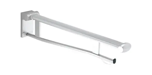 KEUCO PLAN Care barre d‘appui pliante, avec distributeur de papier toilette, 850mm