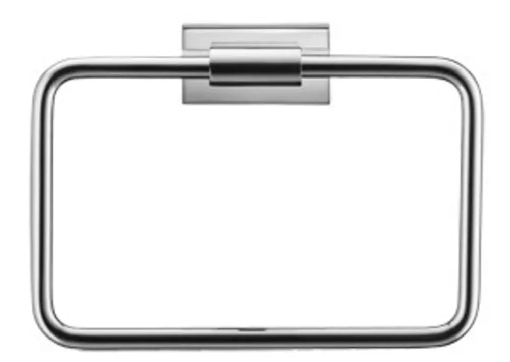 Anneau porte-serviettes Duravit Karree, mural, chrome