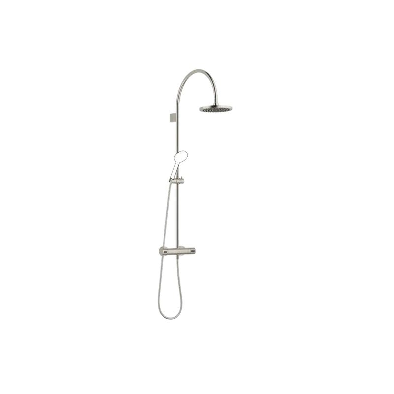 Dornbracht Showerpipe avec thermostat de douche, sans douchettes à main, saillie de la douchette à main 420mm, flowReduce