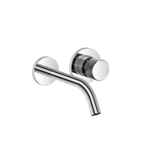 Dornbracht META Mitigeur monocommandé mural pour lavabos sans vidage, saillie 190mm, bec fixe