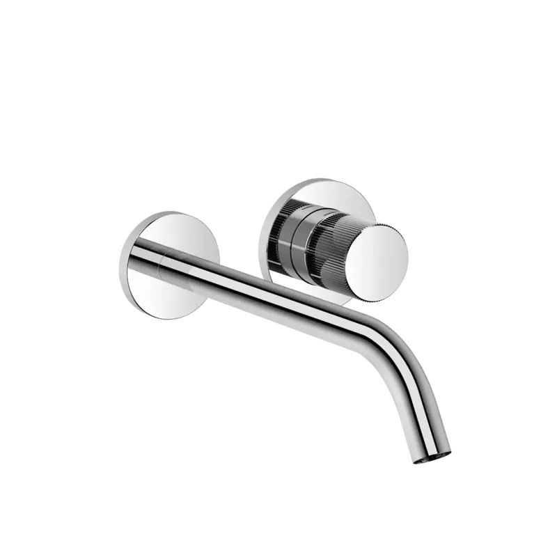 Dornbracht META PURE Mitigeur mural de lavabo sans vidage, saillie 250mm, bec fixe