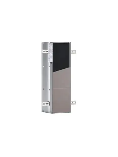 emco asis module plus, module WC - modèle encastré, 3 compartiments pour papier WC, rouleau de réserve ou boîte de papier humide, butée de porte à droite