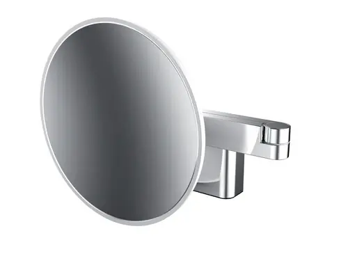 emco LED miroir de rasage et de maqu‘illage, modèle mural, bras à double articulation, grossissement 5x, rond