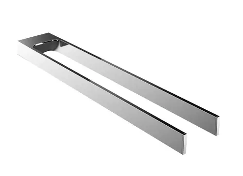 emco art Porte-serviettes, 2 bras, rigide, 443 mm, chromé