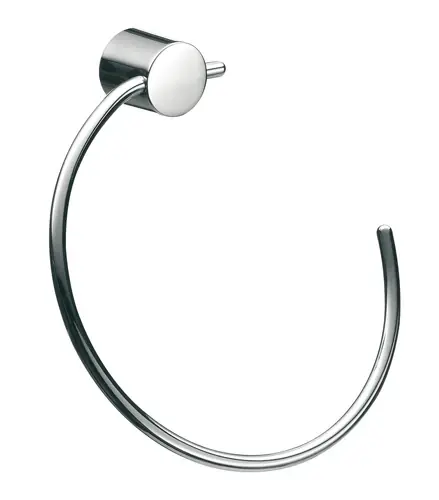 emco roundo 2 Anneau porte-serviettes, rigide, droit ouvert, chromé
