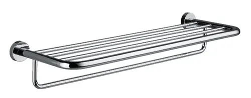 emco roundo 2 porte-serviettes, chrome, porte-serviettes de bain, 600 mm