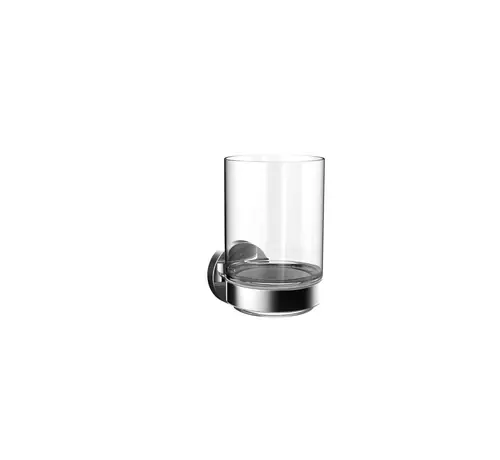 Porte-verre rond emco, en verre de cristal