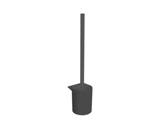 emco flow Ensemble brosse de toilette, tête de brosse et poignée noires