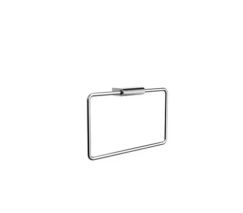 emco flow anneau porte-serviettes, mobile, chromé