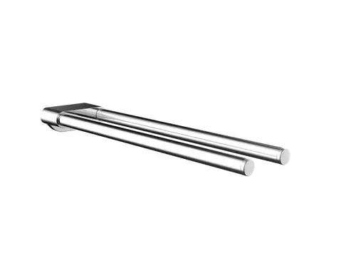 emco flow porte-serviettes, à deux bras, fixe, 320 mm, chromé