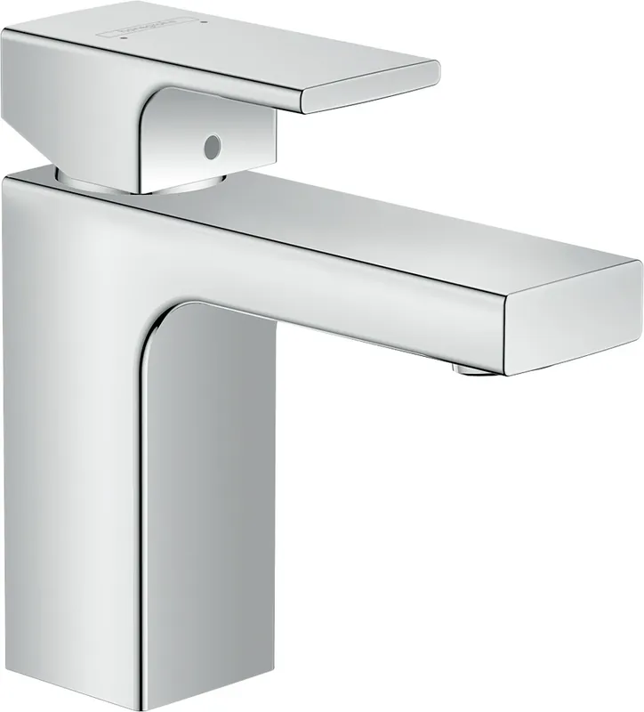 hansgrohe Vernis Shape Mitigeur monocommande pour lavabo 100 avec vidage à tirette en métal, chromé