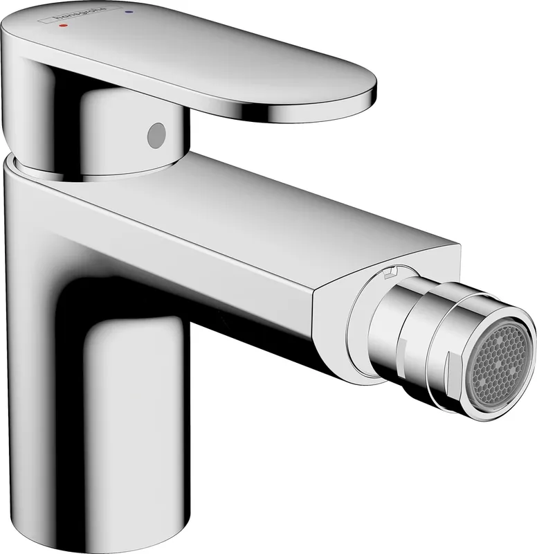 hansgrohe Vernis Blend Mitigeur monocommandé pour bidet, avec vidage à tirette, saillie 127 mm