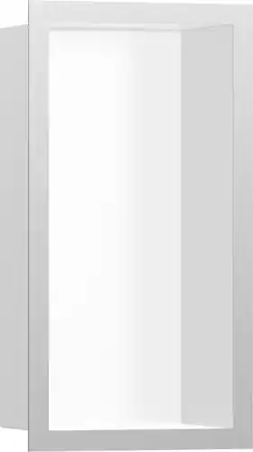hansgrohe XtraStoris Individual Niche murale blanc mat avec cadre design 300x150x100 mm