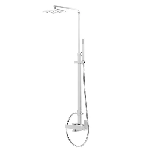 Steinberg Série 160 Système de douche, set complet, avec Easy-Clean, bras de douche longueur 960-1420mm