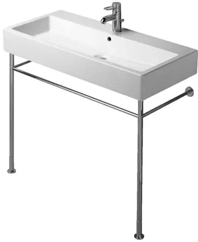 Console métallique Duravit Vero pour 045410, réglable en hauteur, chromé