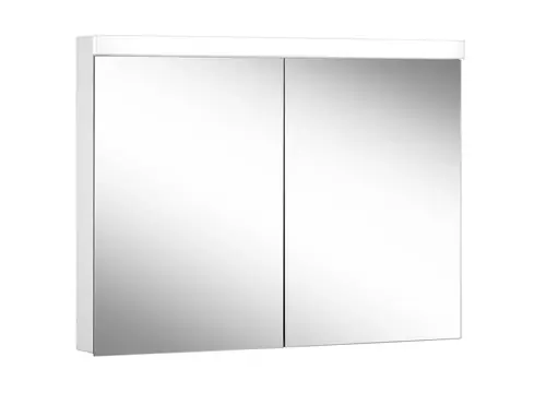 Schneider LOW basic LED Armoire de toilette avec éclairage, 2 portes 50/50cm, 995x120x747mm