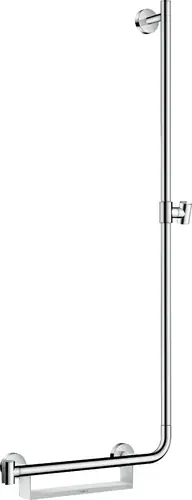 hansgrohe Unica Comfort barre de douche 110 cm droite, blanc/ chrome