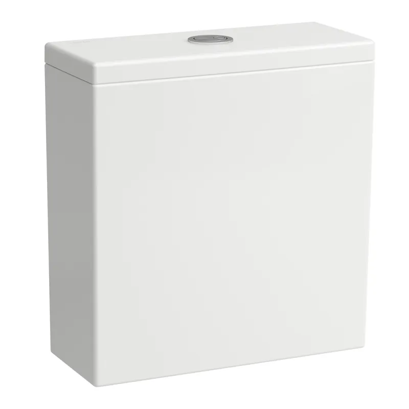 Réservoir de chasse LAUFEN Kartell pour WC sur pied combiné 824331, double chasse, raccordement d‘eau à l‘arrière