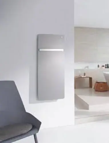 Zehnder vitalo électrique Radiateur design VIPE-125-040/GD, 1250x400 mm, version "bar", fonctionnement purement électrique