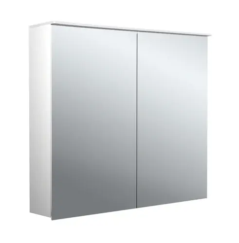 emco puree 2 Design armoire de toilette LED avec panneau diffuseur lumineux, 2 portes, 800x711x153mm
