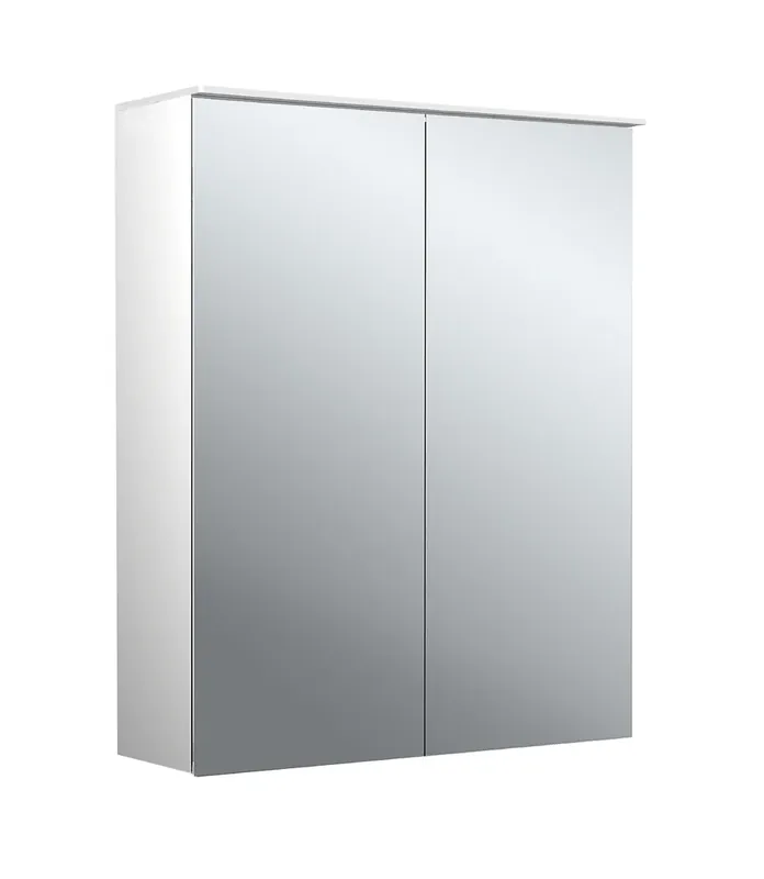 emco puree 2 Design armoire de toilette LED avec panneau diffuseur lumineux, 2 portes, 600x711x153mm