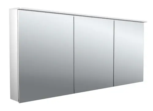 emco puree 2 Design armoire de toilette LED avec panneau diffuseur lumineux, 3 portes, 1600x711x153mm