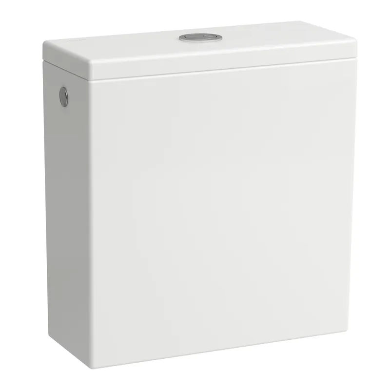 Réservoir de chasse LAUFEN Kartell pour combinaison WC autonome 82433331, double chasse, raccordement d‘eau latéral