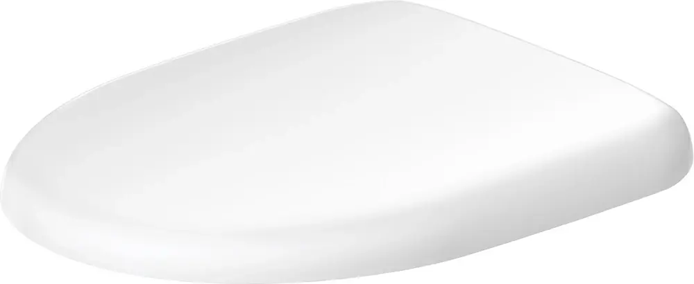 Siège WC Duravit Architec avec charnières SoftClose acier inoxydable, blanc
