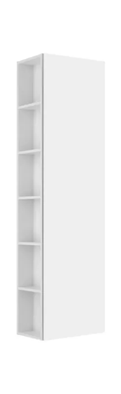 KEUCO X-LINE Armoires hautes, 1 porte, charnières à droite, étagère latérale, 480x1750x300mm
