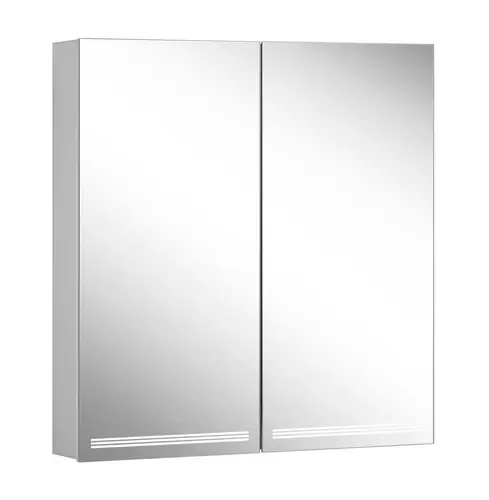 Schneider GRACE TW Armoire de toilette avec éclairage, 2 portes 35/35cm, 695x120x700mm, intensité lumineuse variable, 2000-6500K