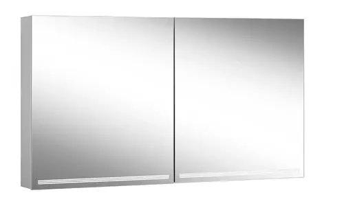 Schneider GRACE TW Armoire de toilette avec éclairage, 2 portes 65/65cm, 1295x120x700mm, intensité lumineuse variable, 2000-6500K
