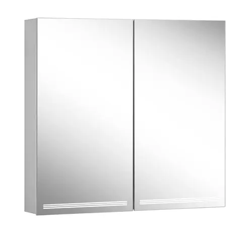 Schneider GRACE TW Armoire de toilette avec éclairage, 2 portes 40/40cm, 795x120x700mm, intensité lumineuse variable, 2000-6500K